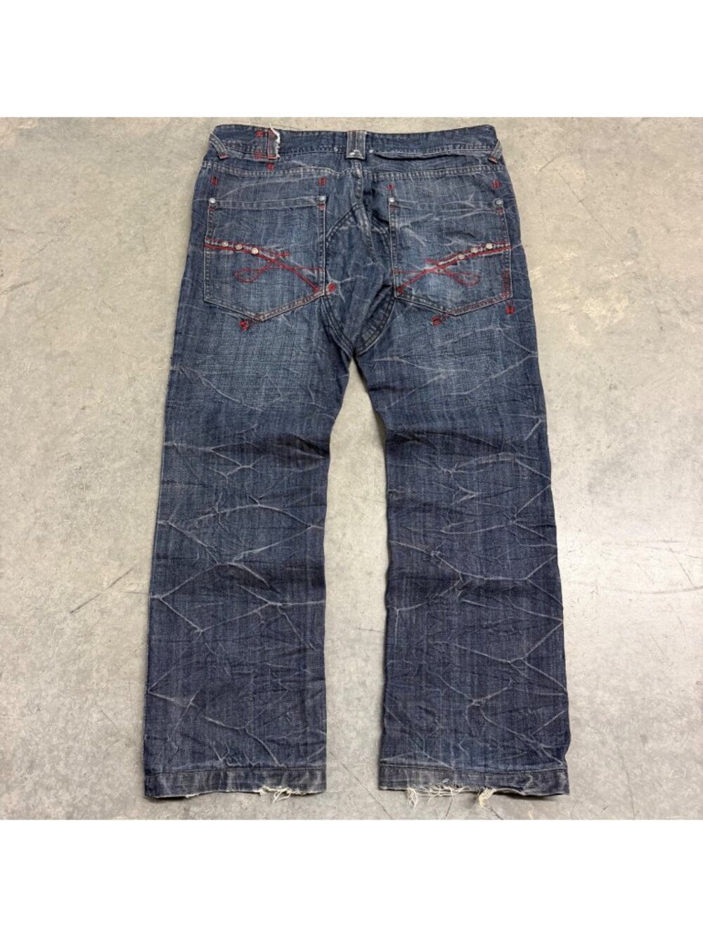 Vintage 2000s Jorindo Contrast Stitch Jeans